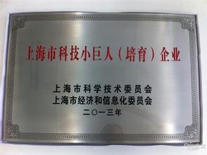 12月19号，pp电子被评为上海市科技小巨人培育企业