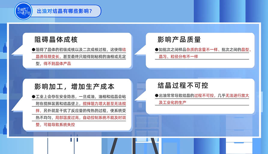 出油对结晶有哪些影响？